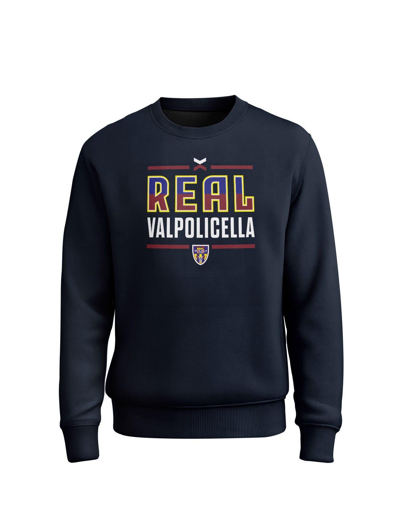 Felpa girocollo supporter Classic - REAL VALPOLICELLA ACADEMY