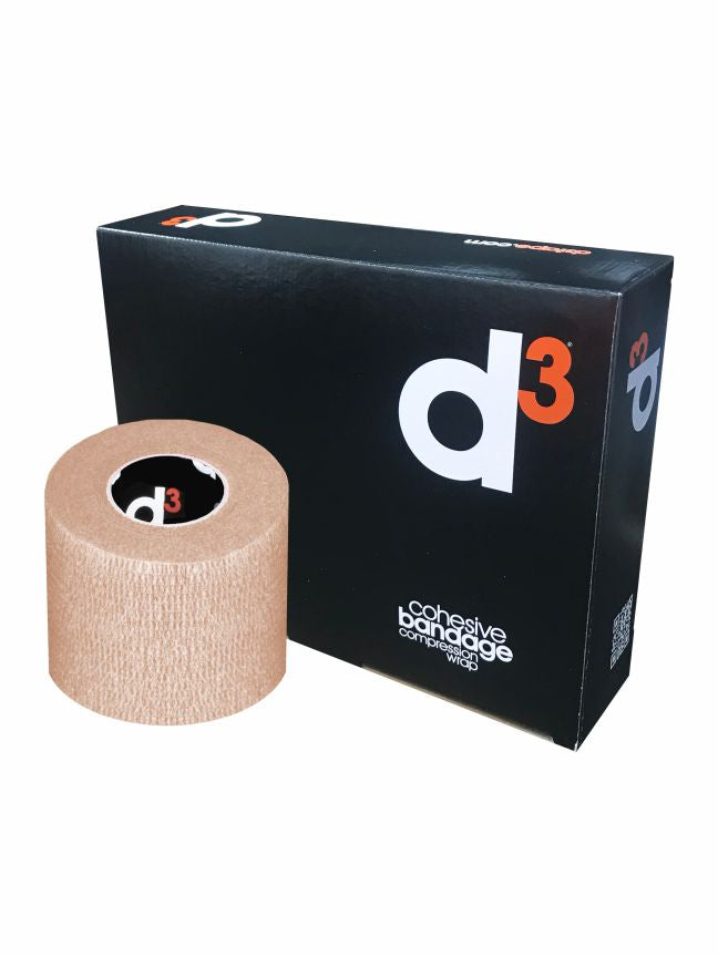 Bendaggio coesivo a compressione 5cm x 5mt Beige | D3