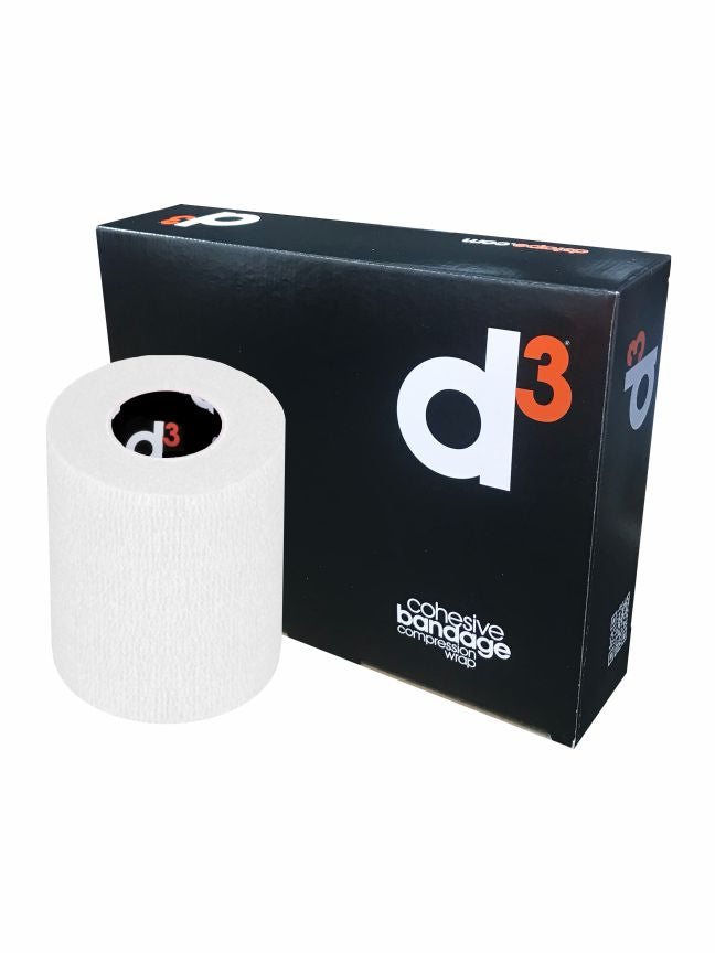 Bendaggio coesivo a compressione 7,5 cm x 5 mt Bianco| D3