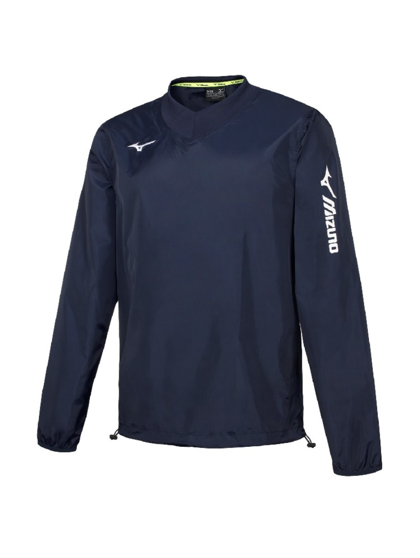 Mizuno giacca antipioggia allenamento colore blu navy