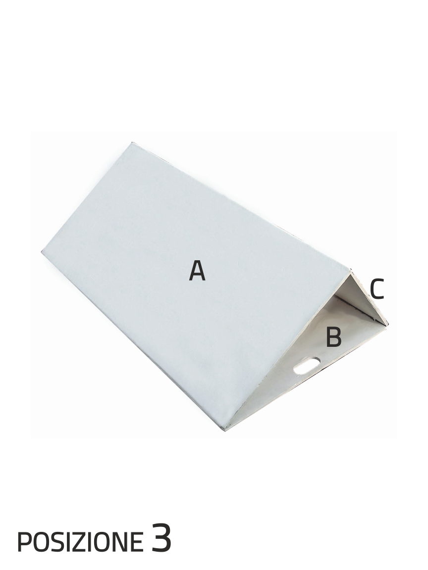 muro prismatico vetroresina a 3 facce posizione 3