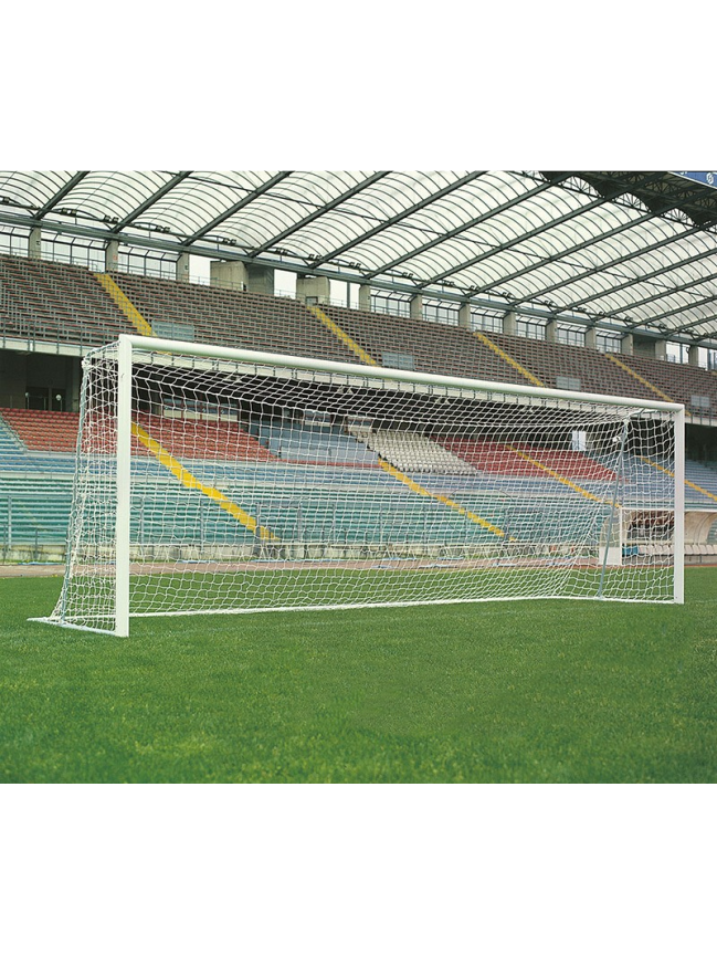 rete porta calcio a 11 modello campionato 6 mm colore bianco