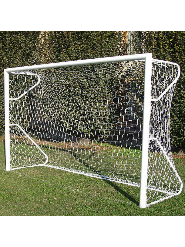 rete calcio ridotta esagonale 4x2 6 mm colore bianco