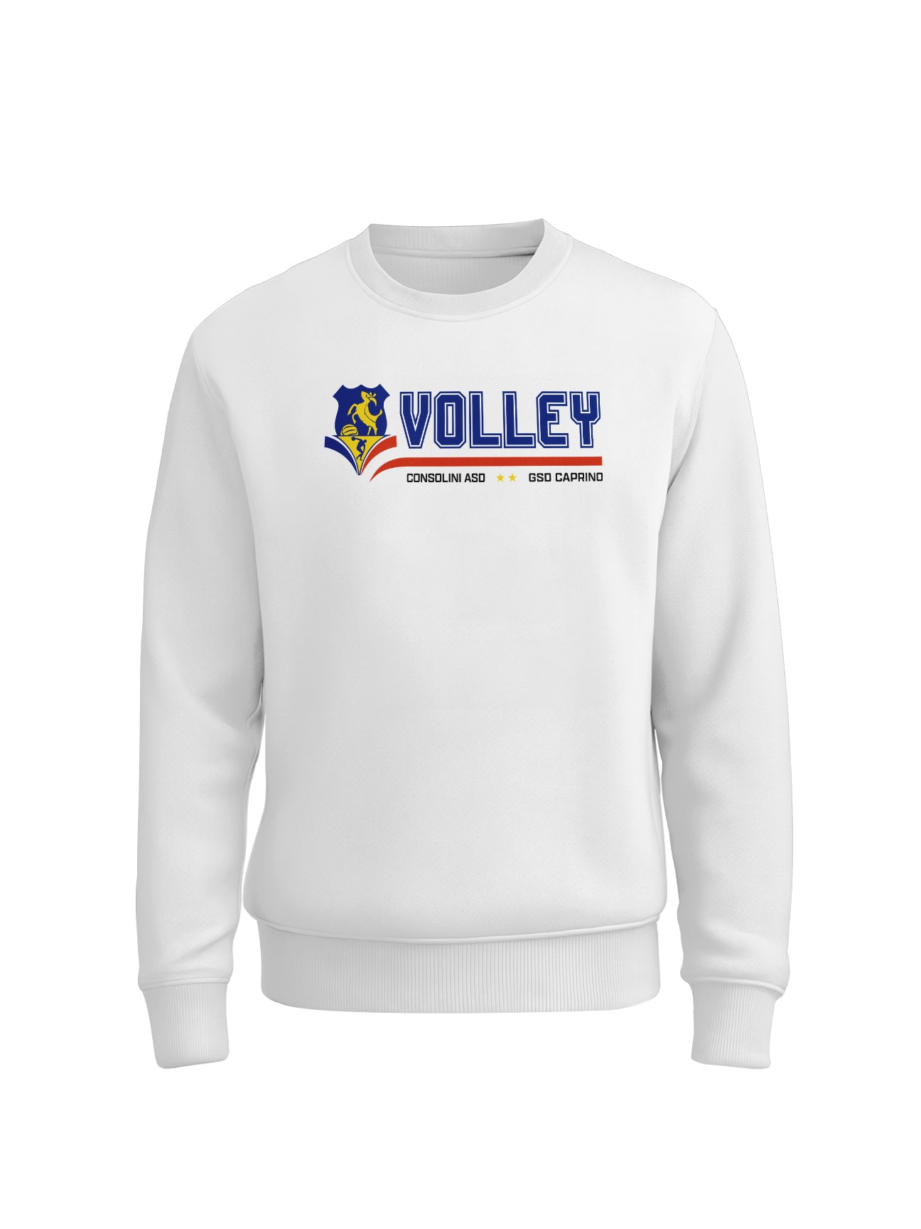 Felpa girocollo supporter Classic - CAPRINO VOLLEY