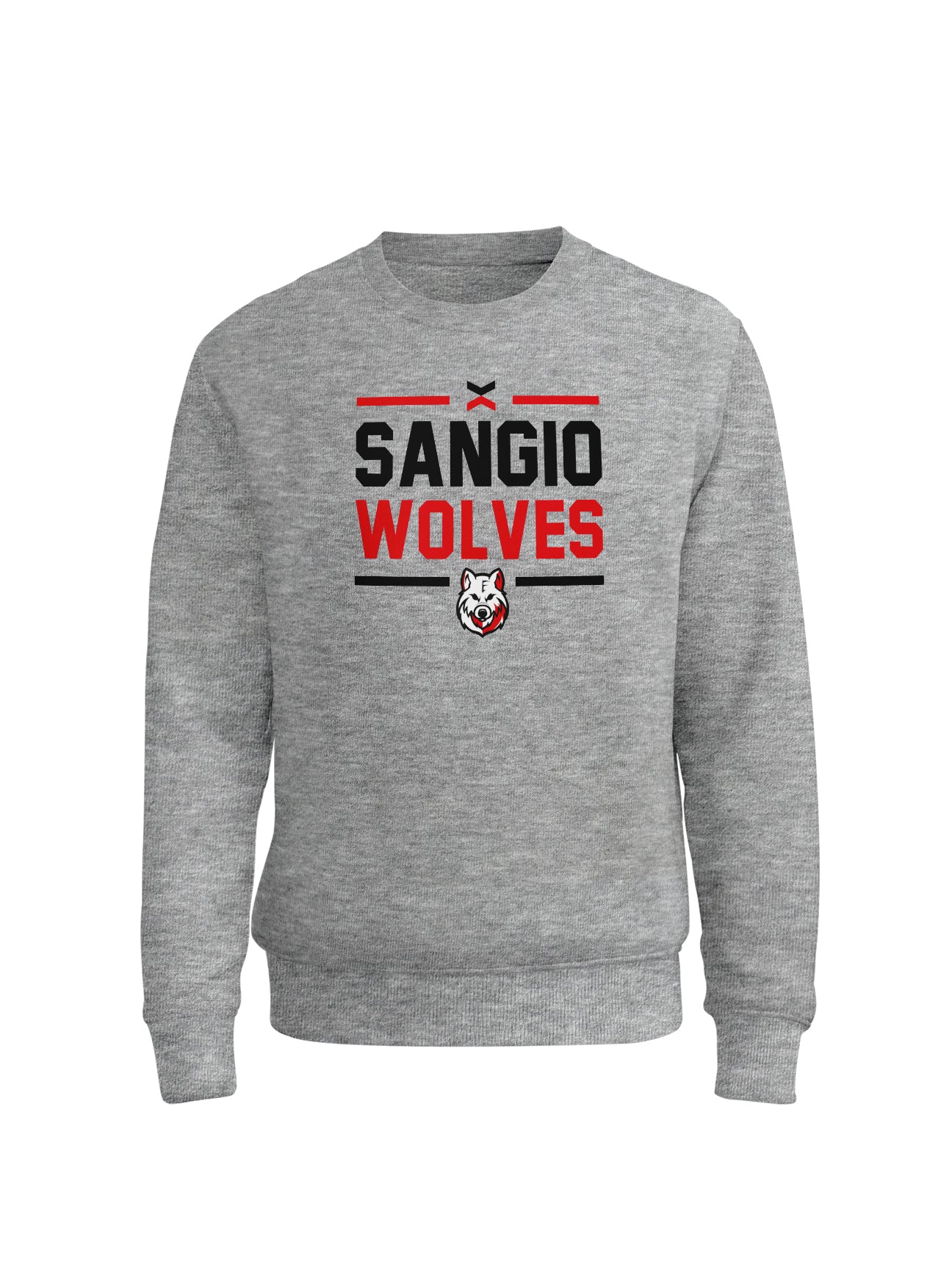 Felpa girocollo supporter Classic - SANGIO WOLVES