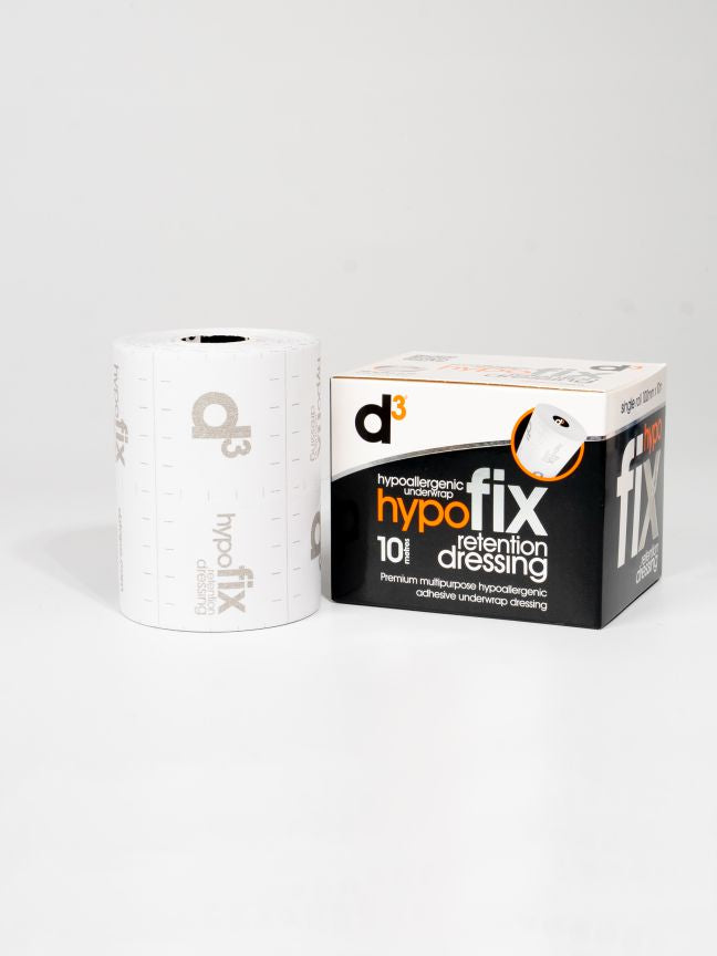 Fasciatura di contenimento HypoFIX  10cm x 10mt Bianco | D3