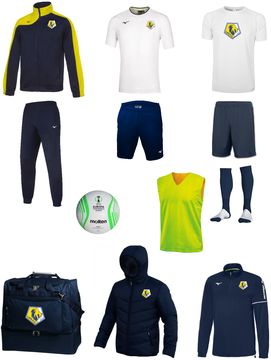 Kit Mizuno settore giovanile completo Life FC Calcio