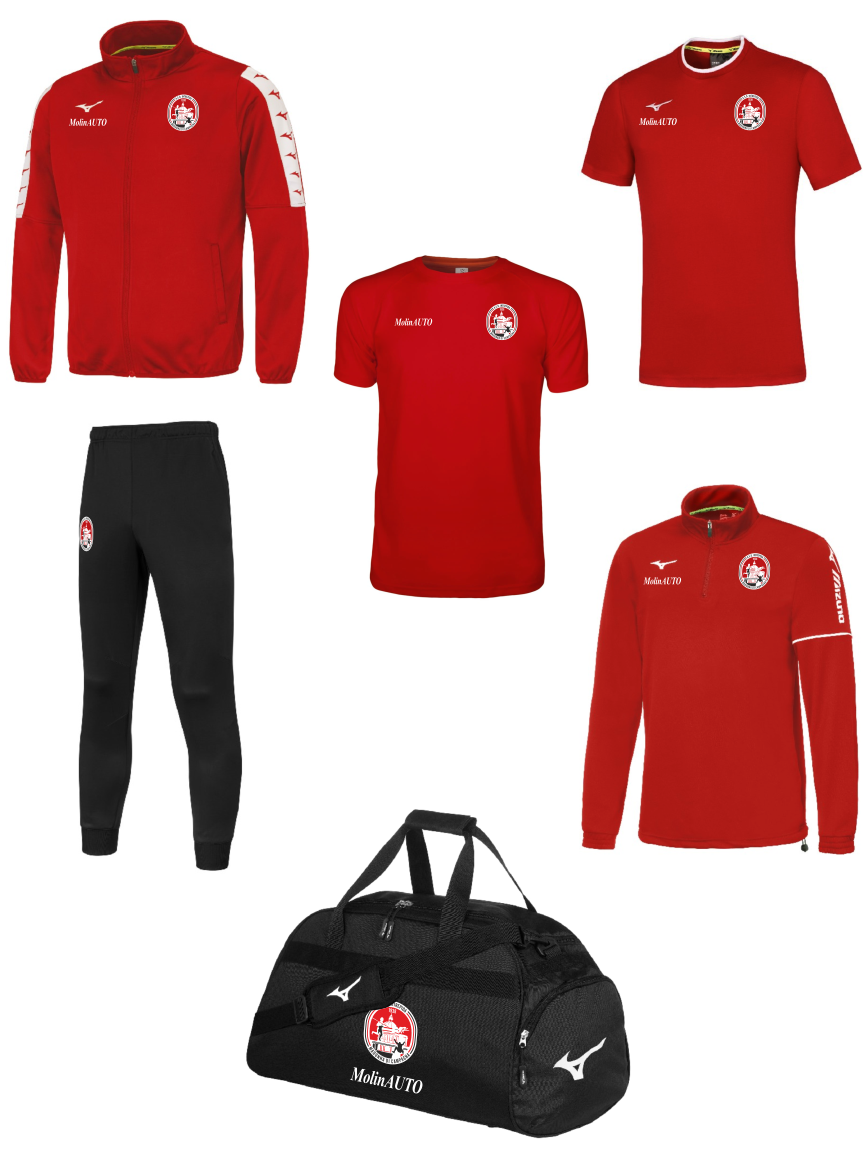Mizuno kit con borsa - INTREPIDA ATLETICA