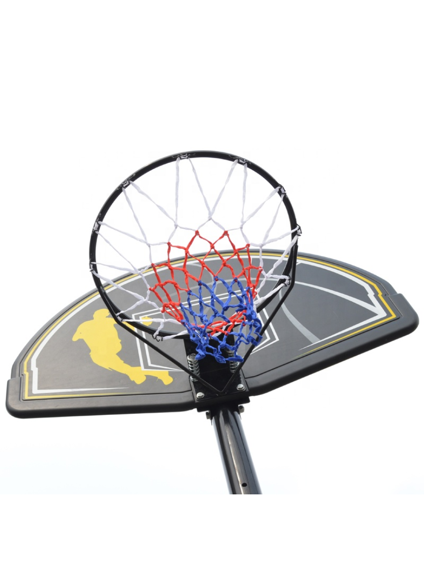 IMPIANTO SINGOLO MINIBASKET/BASKIN MOBILE A COLONNA mod. AMERICANO