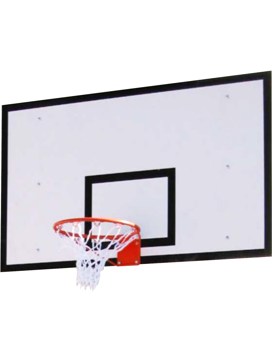 Tabellone basket in resina melaminica 180x105 cm