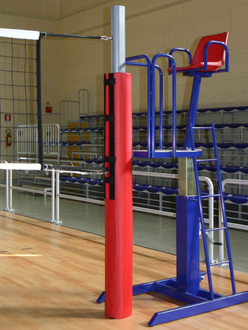 Protezioni in gomma per impianto pallavolo monopalo alluminio