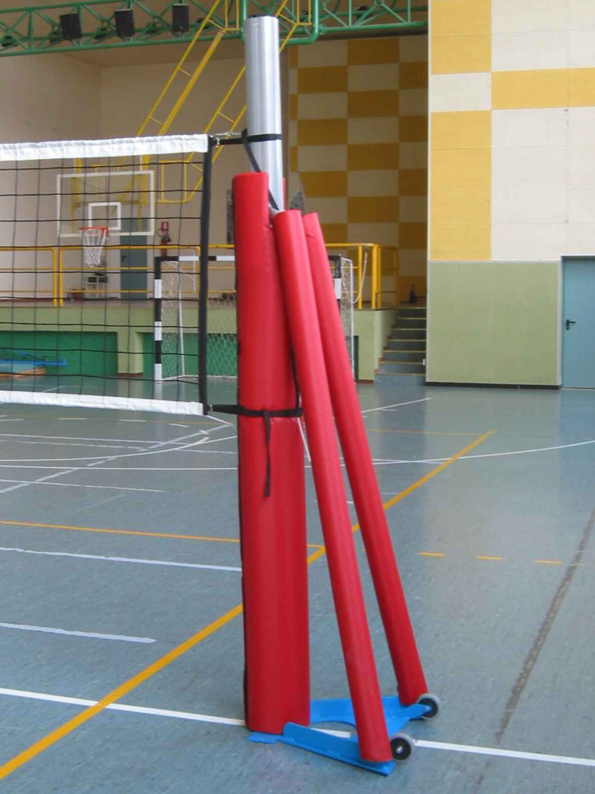Protezioni in gomma per impianto pallavolo a traliccio in alluminio foto 1