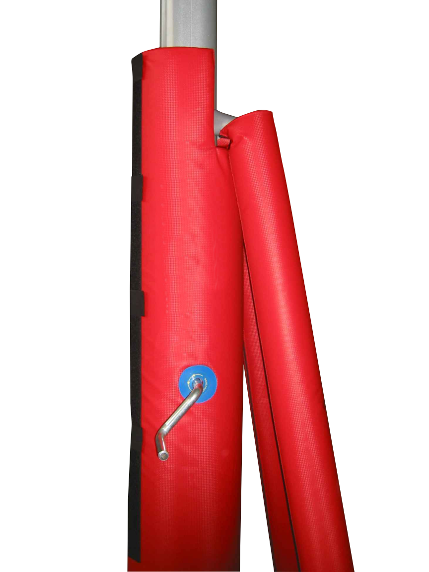 Protezioni in gomma per impianto pallavolo a traliccio in alluminio foto 2