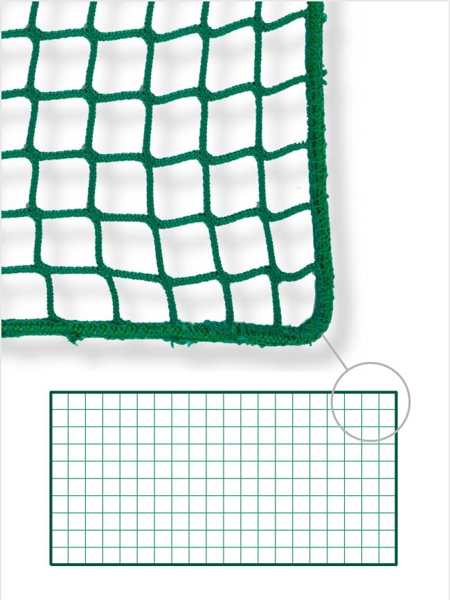 corda per bordatura rinforzo perimetrale rete recinzione campi sportivi