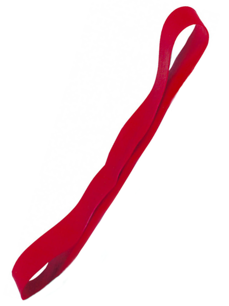 elastici ad anello media resistenza colore rosso