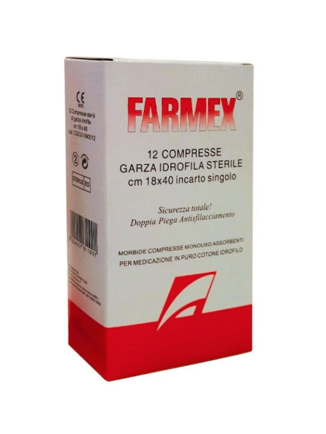 garza idrofila sterile 12 compresse incarto singolo