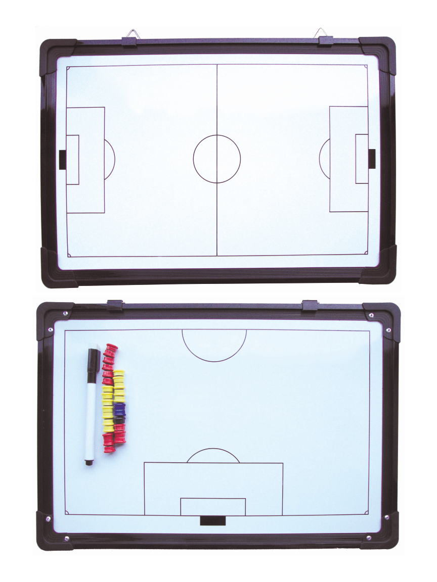 lavagna calcio bifacciale magnetica cancellabile 45x30 cm