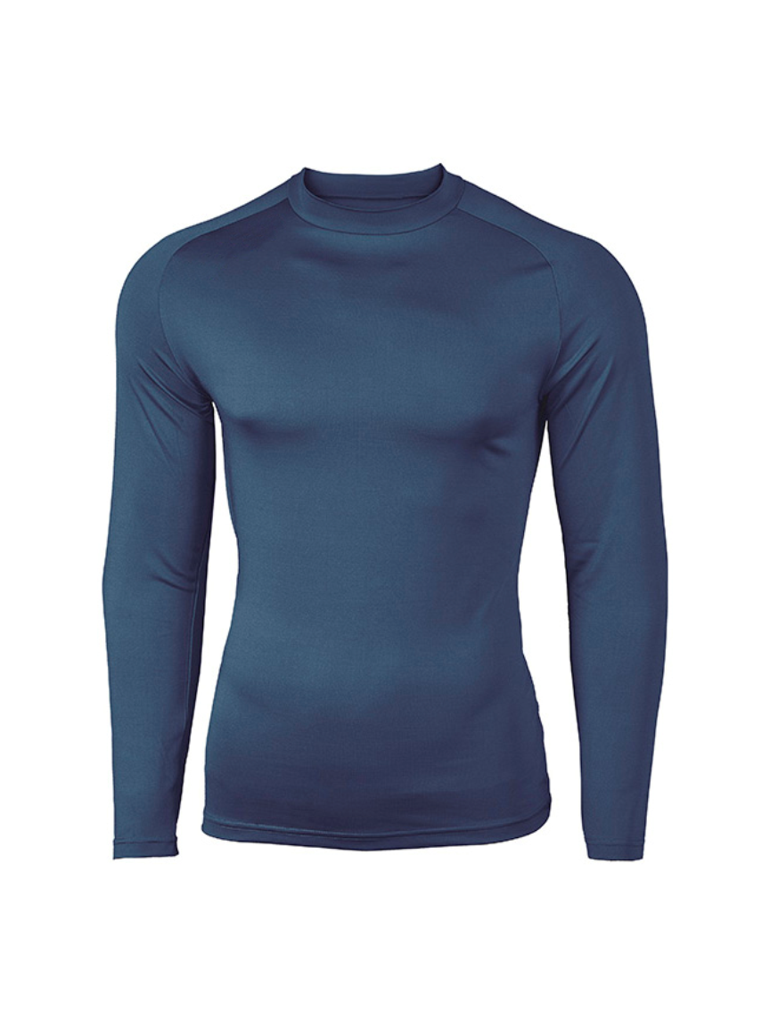 Maglia intima termica a maniche lunghe colore blu navy