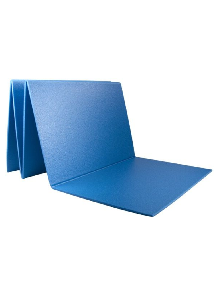 materassino pieghevole misure 180x50x0,7 cm colore blu