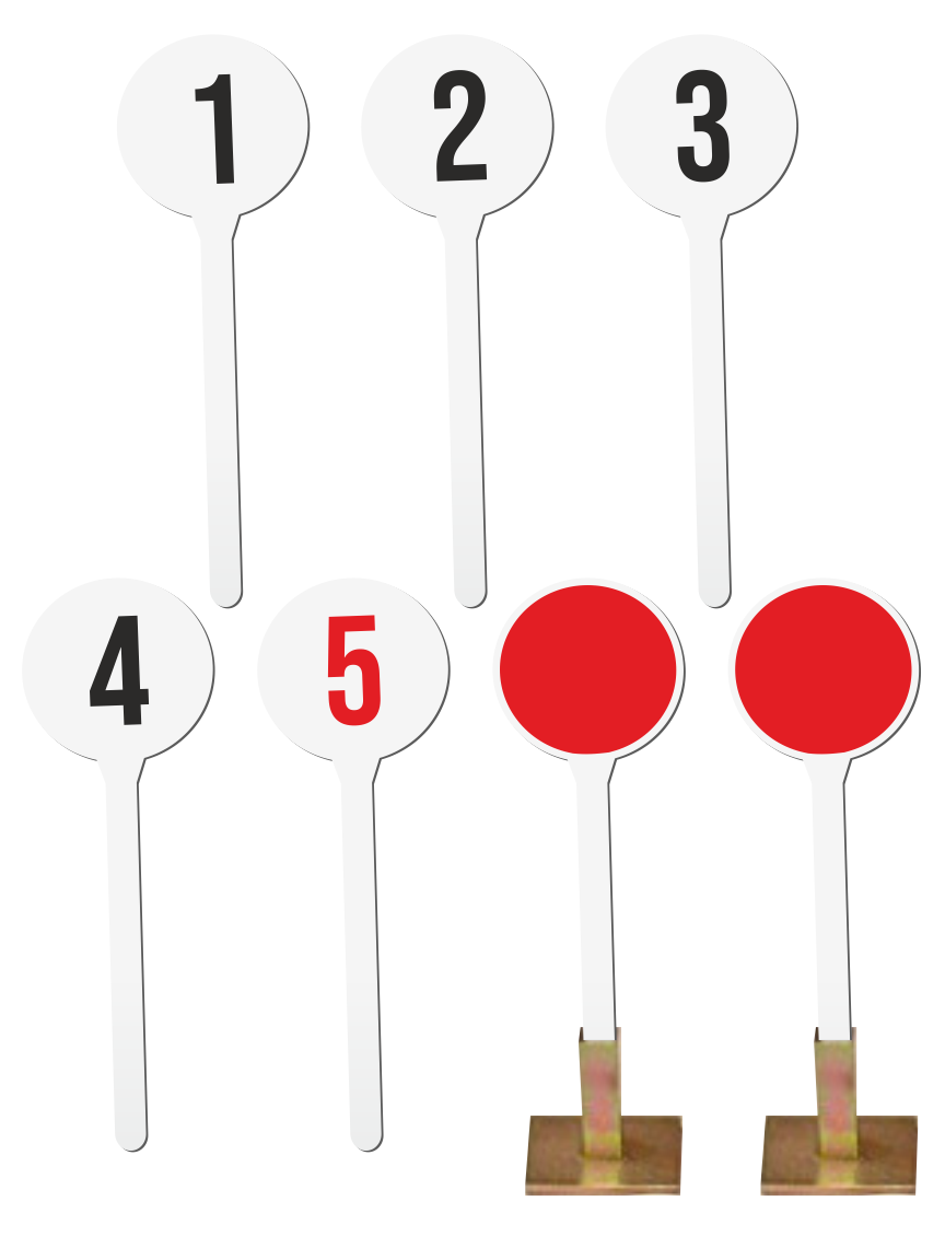 Serie palette giudici basket