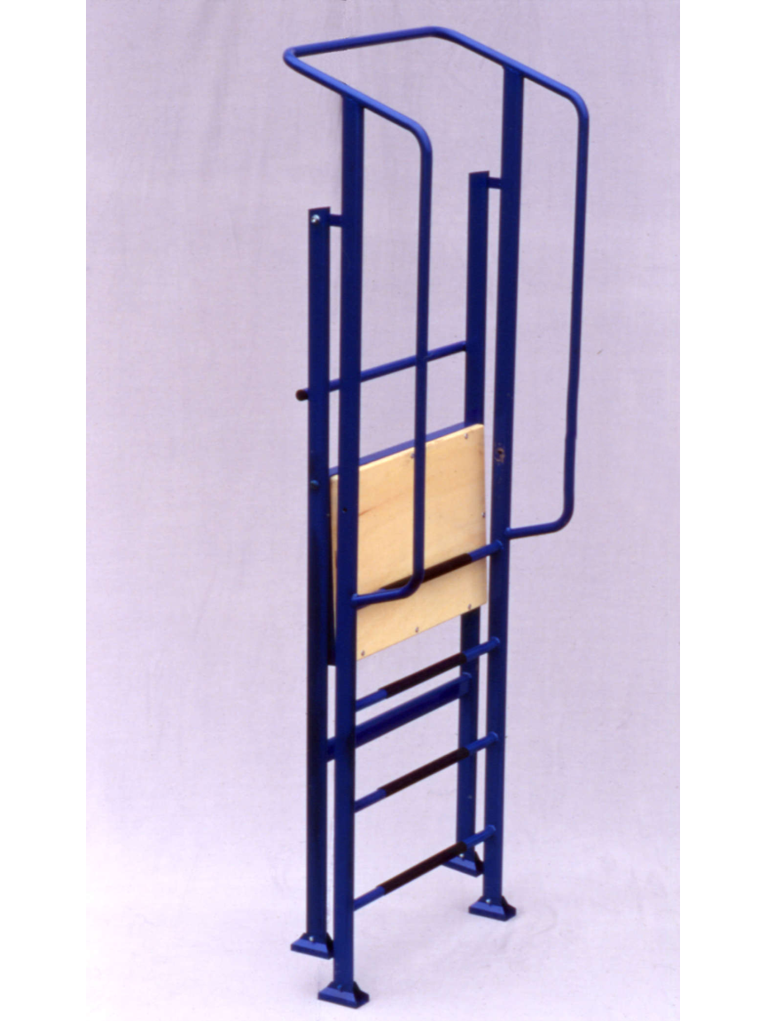 Palchetto per arbitro chiudibile a libro piano in alluminio foto 2